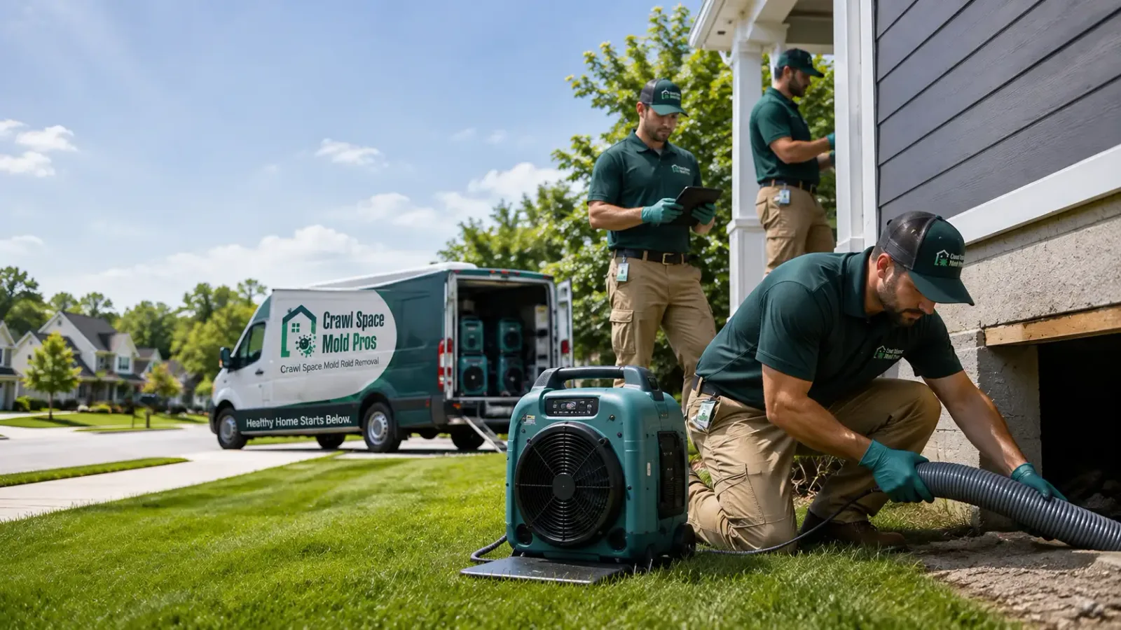 Crawl Space Mold Removal in Plains, KS